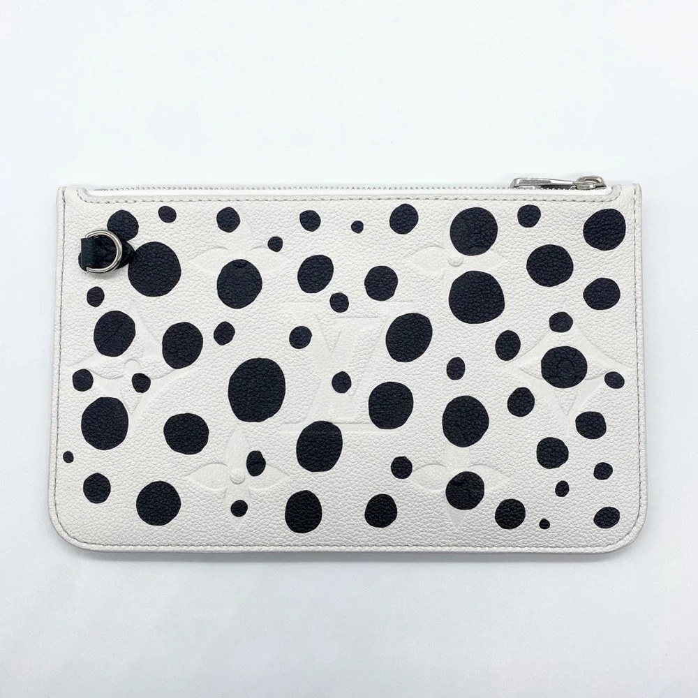 ⭐️LTD⭐️Louis Vuitton X Yayoi Kusama Monogram Empreinte Neverfull Dots Pochette - Picture 3 of 16